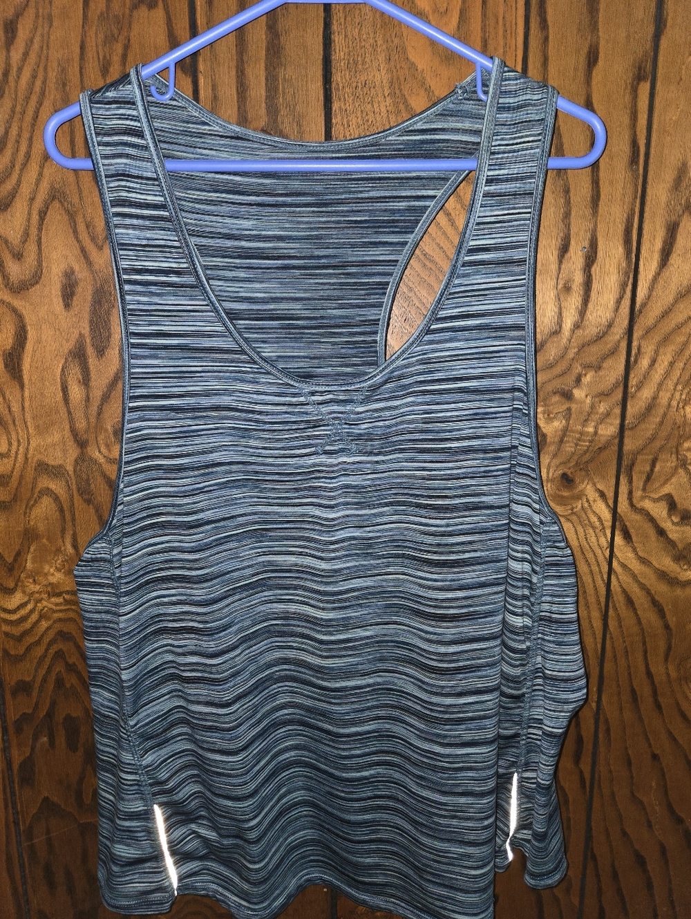 Women’s Striped Racerback Tank Top - Blue